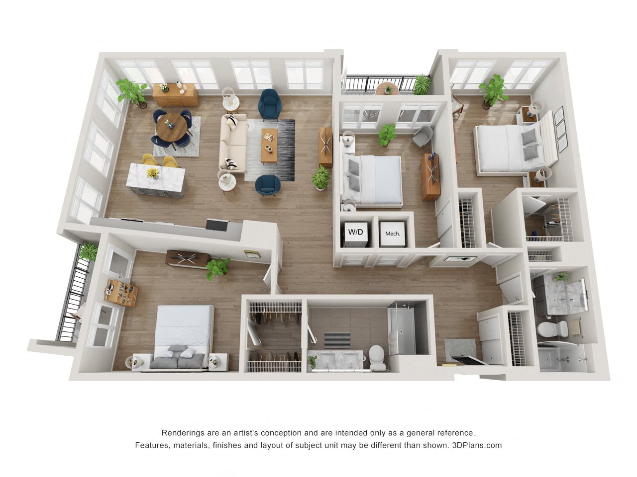 Floor Plans at Wellsmith 13 BR & Studio Apartments Richmond, VA